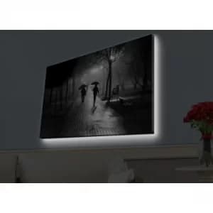 Image of 4570HDACT-069 Multicolor Decorative LED Lighted Canvas Painting