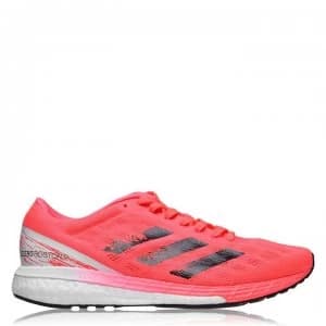 Image of adidas Azero Boston 9 Running Shoes Ladies - Pink/Black