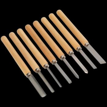 Image of Sealey AK60/8 8 Piece Wood Turning Tool Set
