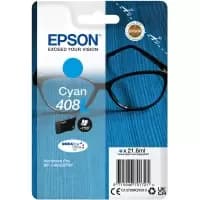 Image of Epson Glasses 408L Cyan Ink Cartridge
