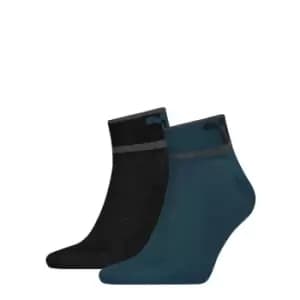 Image of Puma 2 Pack Sneaker Socks Mens - Grey
