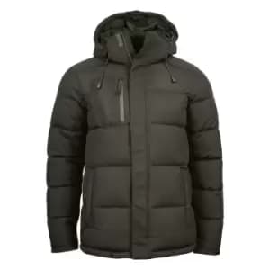 Image of Clique Mens Colorado Padded Jacket (3XL) (Dark Grey)