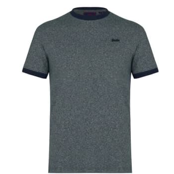 Image of Superdry Ringer T-Shirt - Navy Grit 5WU