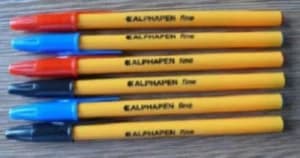 Image of Value Ball Point Pen Black Fine Point 0.3mm Pack of 20