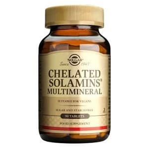 Image of Solgar Chelated Solaminsamp174 Multimineral Tablets 90 Tablets