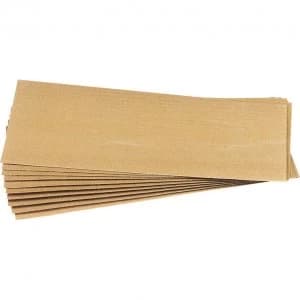 Image of Draper 115mm x 280mm Glasspaper Sanding Sheets 115mm x 280mm Assorted Pack of 10