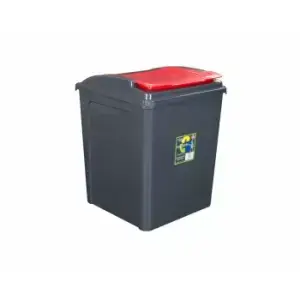 Image of Wham Recycling Bins 50 Litre Pack of 3, none