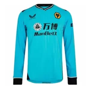 Image of Castore Wolves Third Gooalkeeper Shirt Mens - Blue