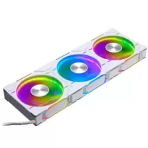 Image of Phanteks D30 120mm DRGB PWM Triple Fan Pack - White - PH-F120D30_DRGB_PWM_WT01_3P
