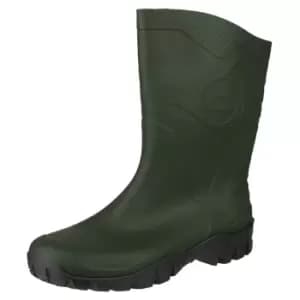 Image of Dunlop Unisex Adult Dee Garden Wellies (8 UK) (Green/Black)