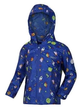 Image of Regatta Kids Peppa Pig Pack-it III Waterproof Jacket - Blue Size 3-4 Years, Women
