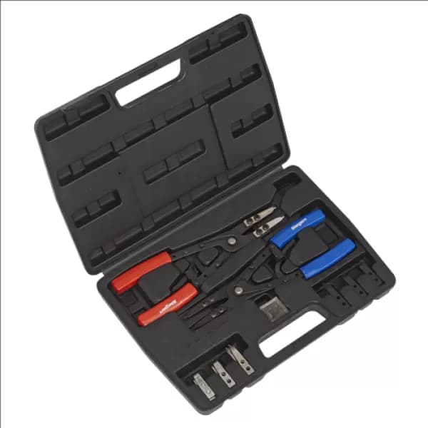 Image of Genuine SEALEY S0553 Circlip Pliers Set Internal/External 265mm