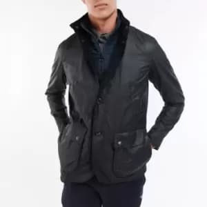 Image of Barbour Mens Century Wax Jacket - Navy/Olive Night - L