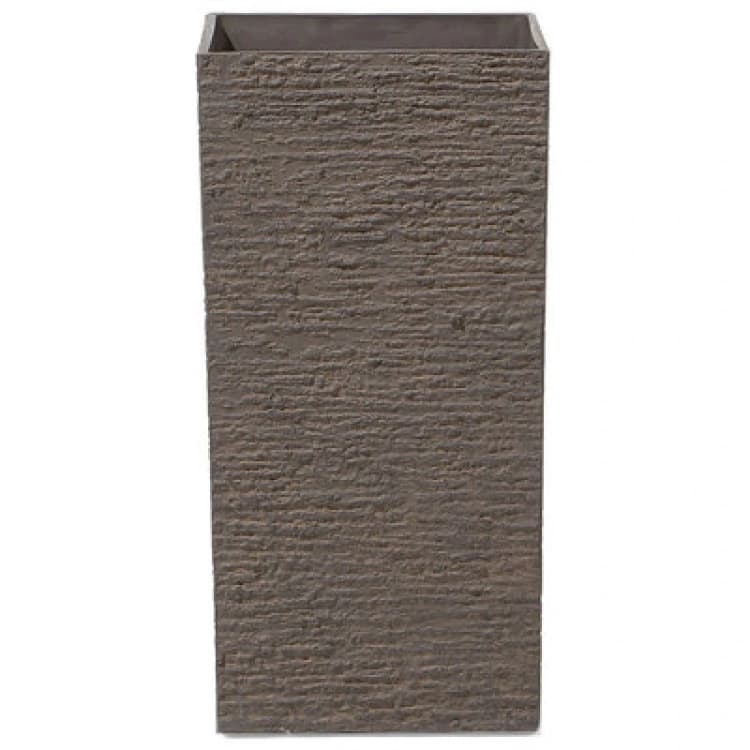Image of Beliani Plant Pot Gaza 30 Cm Dark Brown