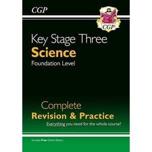 Image of New KS3 Science Complete Revision & Practice - Foundation (with Online Edition) Paperback / softback 2018