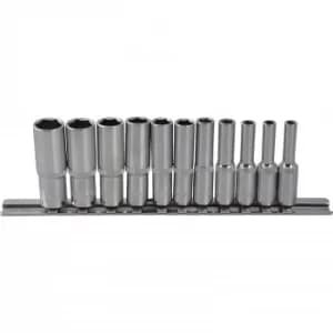 Image of BlueSpot 11 Piece 1/4" Drive Deep Hex Socket Set Metric 1/4"