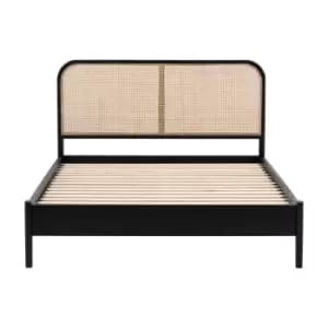 Image of Gallery Interiors Sawyer Bed in Black & Natural King