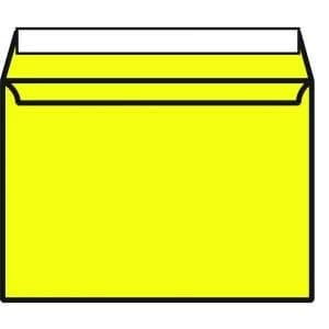 Image of C5 Wallet Envelope Peel and Seal 120gsm Banana Yellow Pack of 250