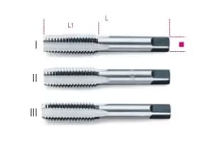 Image of Beta Tools 430 Chrome-Steel Coarse Metric Hand Tap M18 x 2.5mm 004300018