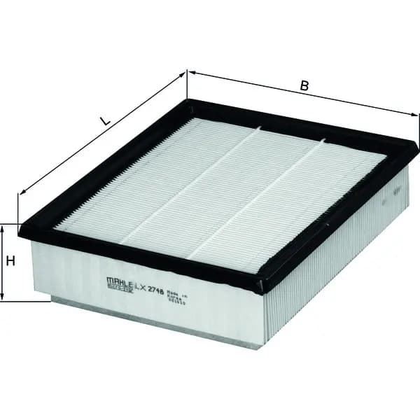 Image of Air Filter Lx2748 78571986 By Mahle Original