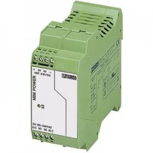 Image of Phoenix Contact MINI-PS-100-240AC/24DC/4 Rail mounted PSU (DIN) 24 V DC 4 A 96 W 1 x