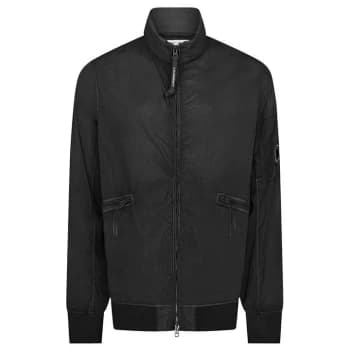 Image of CP COMPANY Chrome Nylon Jacket - Black 999