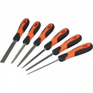 Image of Bahco 6 Piece Engineers Ergo Handle Key File Set