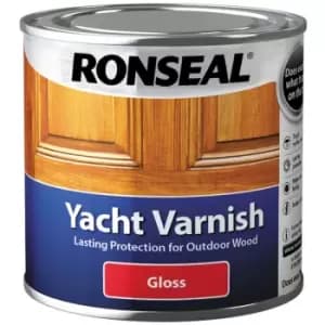 Image of Ronseal Exterior Yacht Wood Varnish - Gloss - 250ml