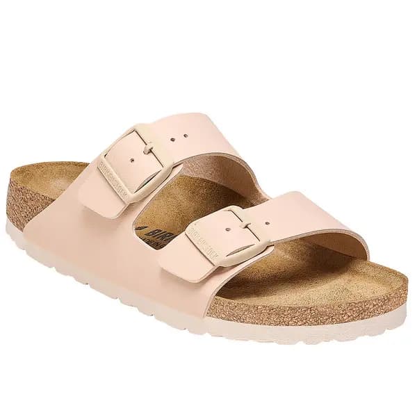 Image of Birkenstock Arizona Birko-flor Womens, Beige Female 36