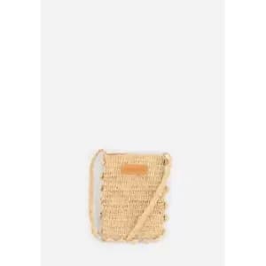 Image of Raffia Crossbody Phone Bag