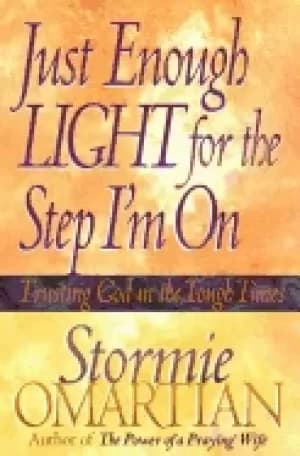Image of just enough light for the step im on trusting god in the tough times