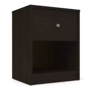 Image of May Bedside Table 1 Drawer In Coffee