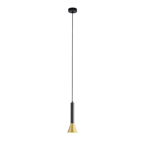 Image of Signal Pendant Black, Gold Metal