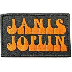 Image of Janis Joplin - Logo Standard Patch