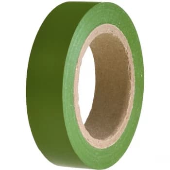 Image of HellermannTyton 710-00103 HelaTape Flex 15 - PVC Tape Green 15mm x 10m