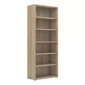 Image of Prima Bookcase 5 Shelves In Oak Effect