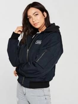 Image of Vans Boom Boom Hood Jacket Black Size L Women