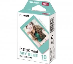 Image of FujiFilm Instax Mini Border Film 10 Shots - Blue