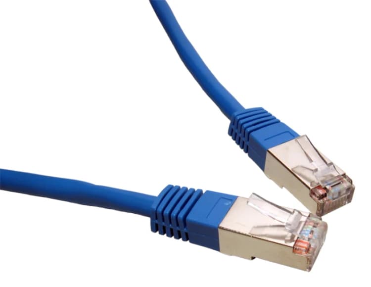 Image of Cables Direct Cat5e. 0.5m networking cable Blue