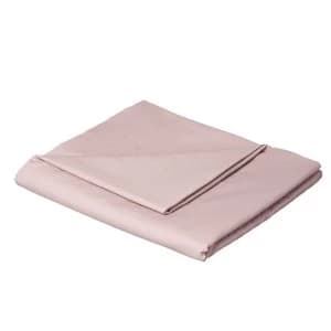 Image of Catherine Lansfield Heather Non-Iron Plain Dye Flat Sheet - Double