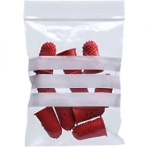 Image of tenza Grip Seal Bags Standard Duty Transparent 25.4 x 35.5cm Pack of 1000