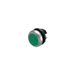 Image of M22-D-G ACTUATOR PUSH GREEN FLUSH
