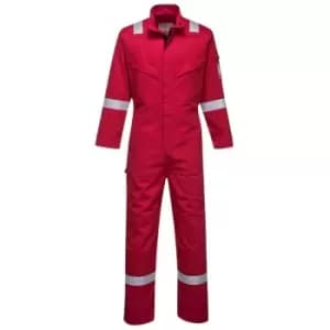 Image of Portwest - FR93RERL - sz L Bizflame Ultra Coverall - Red - Red