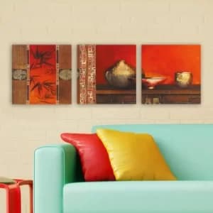 Image of PMDR10266 Multicolor Decorative Canvas Painting (3 Pieces)