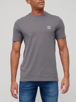 Image of Hugo Boss Tales 1 Chest Logo T-Shirt Dark Grey Size 2XL Men