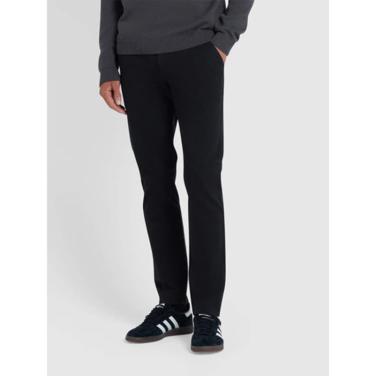Image of Farah Elm Slim Chinos Black 010 male 32W R