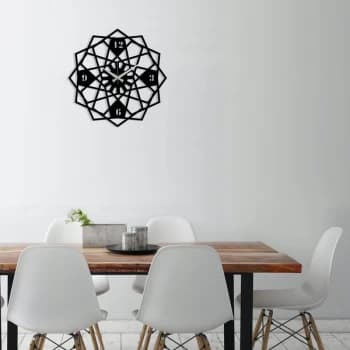 Image of Metal Wall Clock 27 - Black Decorative Metal Wall Clock
