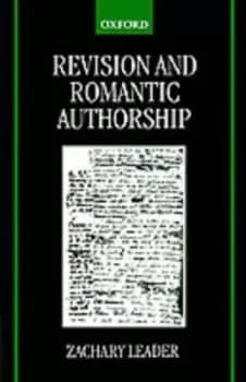 Image of Revision and Romantic Authorship by Zachary Leader