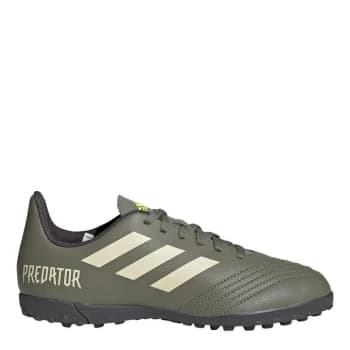 Image of adidas Predator 19.4 Childrens Astro Turf Trainers - Green