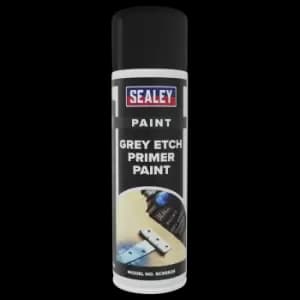 Image of Sealey Grey Etch Primer Paint 500ml Pack of 6